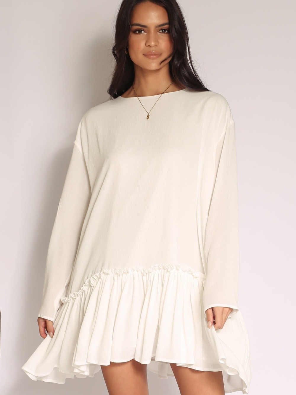 Capella White Midi Dress